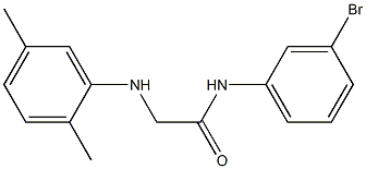 N-(3-bromophenyl)-2-[(2,5-dimethylphenyl)amino]acetamide