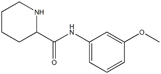 N-(3-methoxyphenyl)piperidine-2-carboxamide Structure