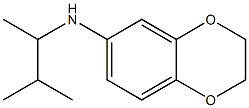 N-(3-methylbutan-2-yl)-2,3-dihydro-1,4-benzodioxin-6-amine,,结构式