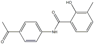 N-(4-acetylphenyl)-2-hydroxy-3-methylbenzamide