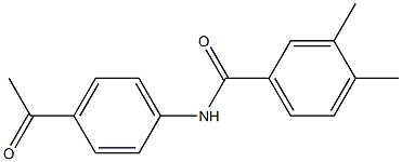 N-(4-acetylphenyl)-3,4-dimethylbenzamide
