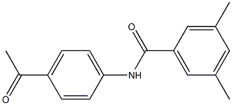 N-(4-acetylphenyl)-3,5-dimethylbenzamide|