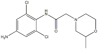 N-(4-amino-2,6-dichlorophenyl)-2-(2-methylmorpholin-4-yl)acetamide