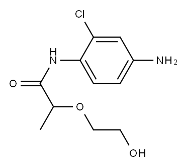 N-(4-amino-2-chlorophenyl)-2-(2-hydroxyethoxy)propanamide|