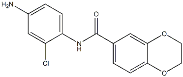 N-(4-amino-2-chlorophenyl)-2,3-dihydro-1,4-benzodioxine-6-carboxamide Structure