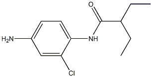 N-(4-amino-2-chlorophenyl)-2-ethylbutanamide 结构式