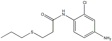  N-(4-amino-2-chlorophenyl)-3-(propylsulfanyl)propanamide