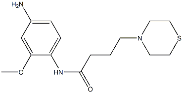  N-(4-amino-2-methoxyphenyl)-4-(thiomorpholin-4-yl)butanamide