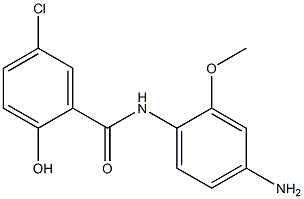 N-(4-amino-2-methoxyphenyl)-5-chloro-2-hydroxybenzamide 结构式