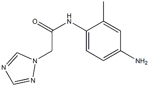N-(4-amino-2-methylphenyl)-2-(1H-1,2,4-triazol-1-yl)acetamide Struktur