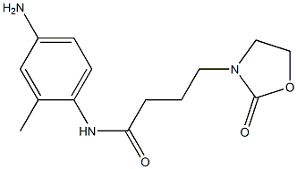 N-(4-amino-2-methylphenyl)-4-(2-oxo-1,3-oxazolidin-3-yl)butanamide