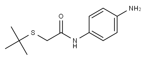 N-(4-aminophenyl)-2-(tert-butylsulfanyl)acetamide