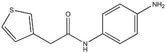 N-(4-aminophenyl)-2-(thiophen-3-yl)acetamide