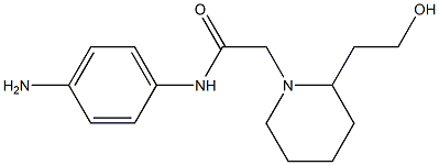 N-(4-aminophenyl)-2-[2-(2-hydroxyethyl)piperidin-1-yl]acetamide
