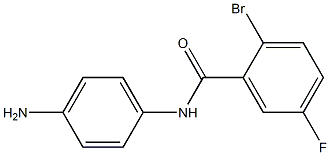 N-(4-aminophenyl)-2-bromo-5-fluorobenzamide Structure