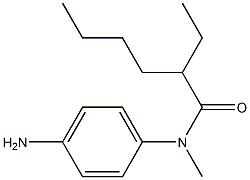 N-(4-aminophenyl)-2-ethyl-N-methylhexanamide Structure