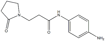 N-(4-aminophenyl)-3-(2-oxopyrrolidin-1-yl)propanamide Structure