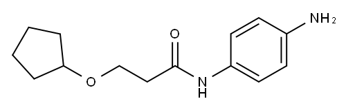 N-(4-aminophenyl)-3-(cyclopentyloxy)propanamide