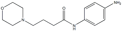 N-(4-aminophenyl)-4-morpholin-4-ylbutanamide Struktur