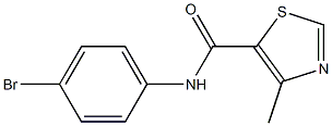 N-(4-bromophenyl)-4-methyl-1,3-thiazole-5-carboxamide Structure
