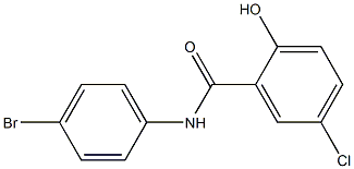N-(4-bromophenyl)-5-chloro-2-hydroxybenzamide Structure