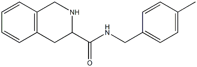  N-(4-methylbenzyl)-1,2,3,4-tetrahydroisoquinoline-3-carboxamide