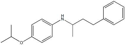 N-(4-phenylbutan-2-yl)-4-(propan-2-yloxy)aniline