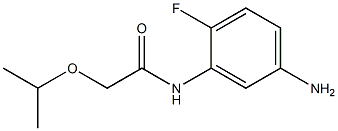 N-(5-amino-2-fluorophenyl)-2-(propan-2-yloxy)acetamide 结构式