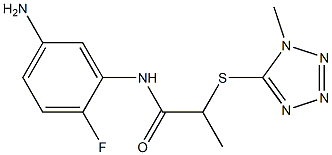 N-(5-amino-2-fluorophenyl)-2-[(1-methyl-1H-1,2,3,4-tetrazol-5-yl)sulfanyl]propanamide