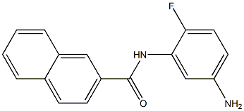 N-(5-amino-2-fluorophenyl)-2-naphthamide Structure