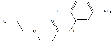 N-(5-amino-2-fluorophenyl)-3-(2-hydroxyethoxy)propanamide