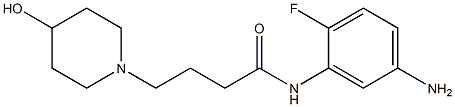N-(5-amino-2-fluorophenyl)-4-(4-hydroxypiperidin-1-yl)butanamide
