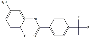 N-(5-amino-2-fluorophenyl)-4-(trifluoromethyl)benzamide Structure