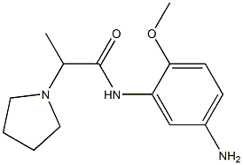 N-(5-amino-2-methoxyphenyl)-2-pyrrolidin-1-ylpropanamide