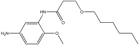 N-(5-amino-2-methoxyphenyl)-3-(hexyloxy)propanamide