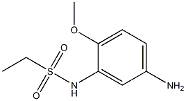 N-(5-amino-2-methoxyphenyl)ethanesulfonamide Structure