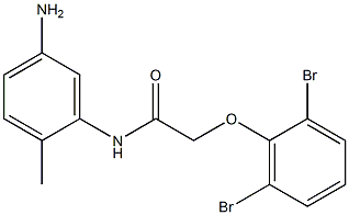 N-(5-amino-2-methylphenyl)-2-(2,6-dibromophenoxy)acetamide