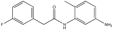N-(5-amino-2-methylphenyl)-2-(3-fluorophenyl)acetamide Structure