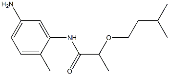 N-(5-amino-2-methylphenyl)-2-(3-methylbutoxy)propanamide|
