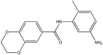 N-(5-amino-2-methylphenyl)-2,3-dihydro-1,4-benzodioxine-6-carboxamide Structure