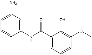 N-(5-amino-2-methylphenyl)-2-hydroxy-3-methoxybenzamide Structure