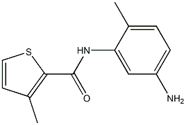N-(5-amino-2-methylphenyl)-3-methylthiophene-2-carboxamide Struktur