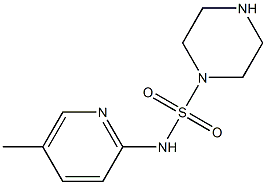N-(5-methylpyridin-2-yl)piperazine-1-sulfonamide Structure