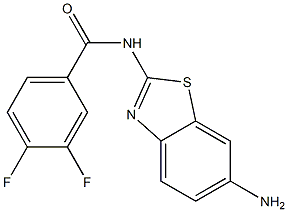 N-(6-amino-1,3-benzothiazol-2-yl)-3,4-difluorobenzamide
