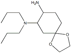N-(8-amino-1,4-dioxaspiro[4.5]dec-7-yl)-N,N-dipropylamine