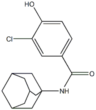 N-(adamantan-1-yl)-3-chloro-4-hydroxybenzamide Structure