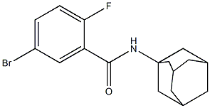 N-(adamantan-1-yl)-5-bromo-2-fluorobenzamide Structure