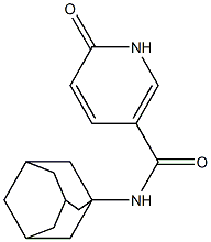 N-(adamantan-1-yl)-6-oxo-1,6-dihydropyridine-3-carboxamide Structure