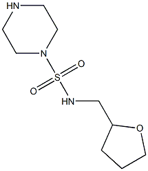  N-(oxolan-2-ylmethyl)piperazine-1-sulfonamide