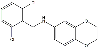  N-[(2,6-dichlorophenyl)methyl]-2,3-dihydro-1,4-benzodioxin-6-amine